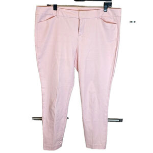 OLD Navy Pink Pixie Ankle Flat‎ Front Pocket Tag Cut Out